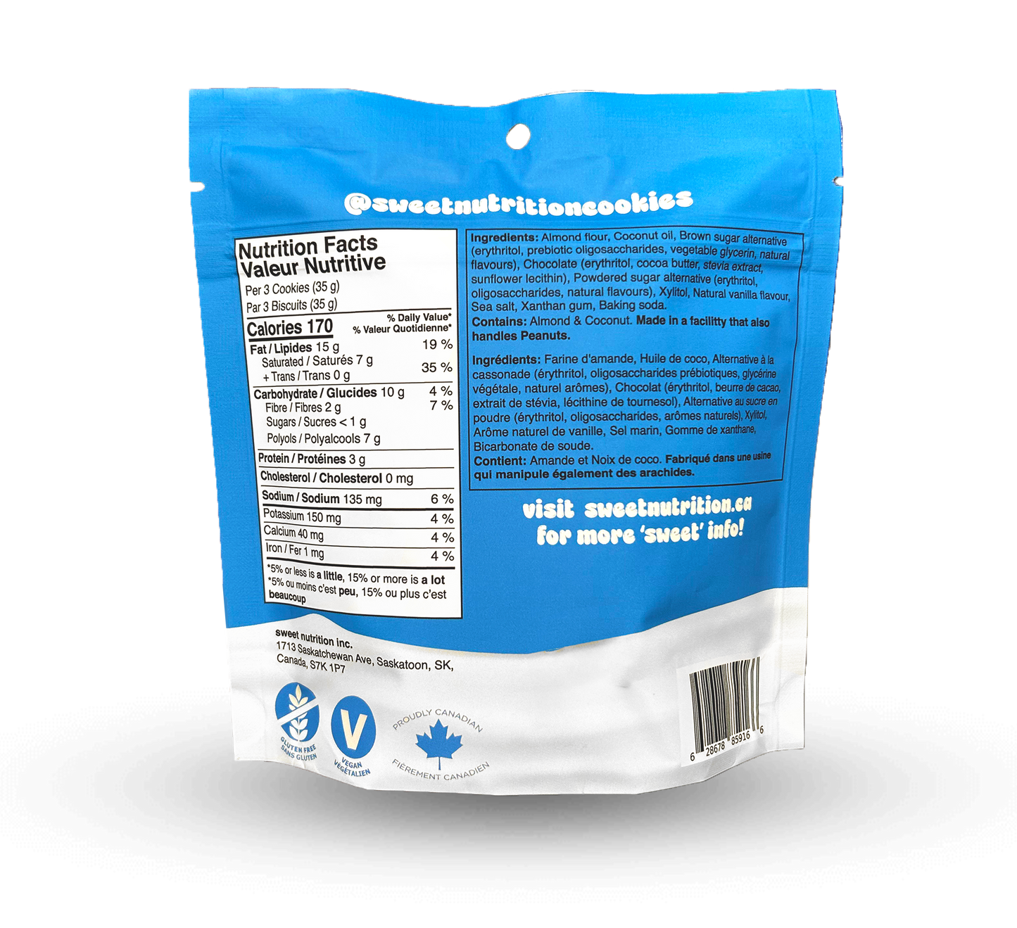 0 Sugar Chocolate Chip 6-pack